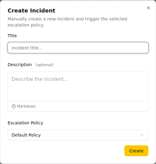 Create manual